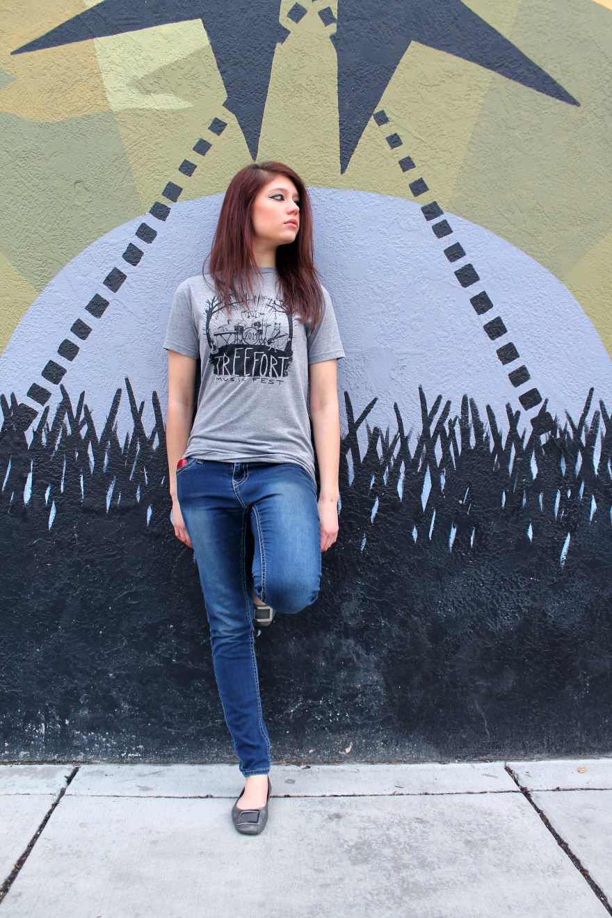 T-shirt design by Lauryn Medeiros, art, illustration, typography, animal band, Treefort Music Festival, Boise